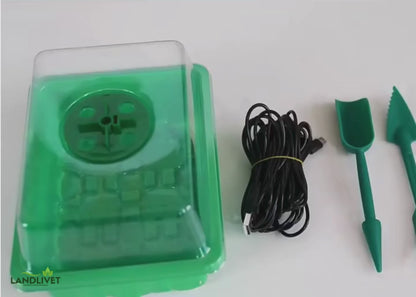 PlantBoost™ - 5 Pack Inomhusväxthus Med LED Och Luftcirkulation